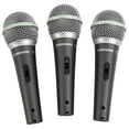 thumbnail image 2 of Samson Q6 Dynamic Supercardioid Handheld Mic (3-pack) + Tripod Base Mic stand + Mic Cable + Strapeez, 2 of 10