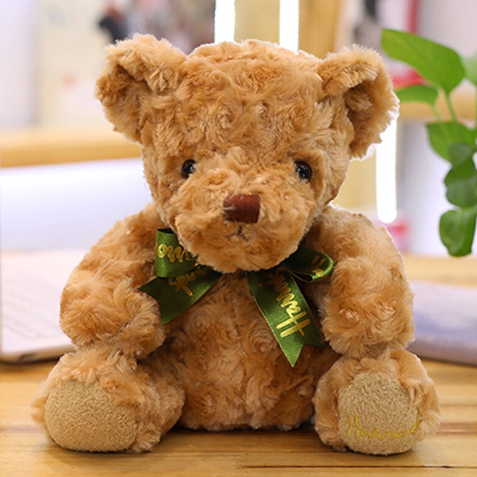 BESTSKY 2026 New Weighted Stuffed Animals 20Cm Teddy Bear Baby Stuff Soft Touch Detailed Stitching Cute Stuff Light Brown for Playtime Bedroom Home Decor Children'S Gifts Relaxation.