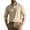 Khaki #2, variant on Zimjoy Long Sleeve Shirts for Men Breathable Casual Collared Shirt Henley Big and Tall Shirts Button Down Lightweight Collared Shirt with Pocket, Wine 2XL