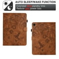 thumbnail image 3 of Allytechgroup for Lenovo Tab M10 Plus 3rd Gen Case 10.6 inch 2022, PU Leather Flip Case with Credit Card Slot Auto Sleep/Wake Kickstand Shockproof Full Body Ptotective, Brown, 3 of 10