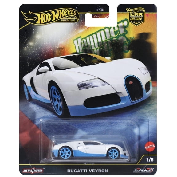 Hot Wheels Bugatti Veyron Hammer Drop Car Culture Premium