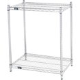 thumbnail image 3 of Nexel 2 Shelf Chrome ESD Wire Shelving Unit Starter 30""W x 18""D x 34""H, 3 of 3