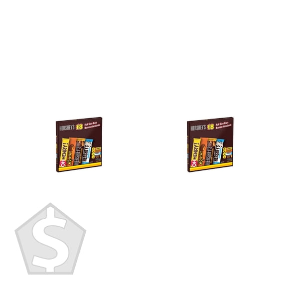 Hershey's Chocolate Bars Variety Pack, Pack of 18 - Pack of 2