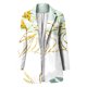thumbnail image 2 of Gibobby Blazer de mujer casual Blazer de tweed casual de manga larga con frente abierto para mujer estilo informal para trabajo oficina con bolsillos(Amarillo,XL), 2 of 4