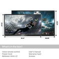 thumbnail image 6 of SYLVOX 55" Outdoor TV with Wall Mount, 4K UHD Google TV for Partial Sun Outside 1000nit Brightness, IP55 Weatherproof, Dolby Atmos, Voice Remote (Deck Pro 2.0), 6 of 23