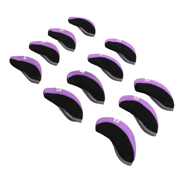 Juego de fundas para cabeza de palos de Golf, Protector de cabeza de palo de Golf numerado de neopreno para exteriores, 11 Uds.