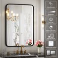 thumbnail image 5 of FTOTI 20X28 inch LED Bathroom Mirror with Lights,Wall Mounted,Black Metal Frame,Anti-Fog,Memory Funtion, 5 of 8