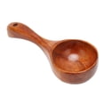 thumbnail image 4 of Wooden Porridge Spoon, Smoother Surfaces Multi Purpose Wooden Dipper Ladle Natural Luster  For Restaurant, 4 of 8