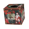 thumbnail image 2 of Abbracc Christmas Tissue Box Cover Napkin Box Portable Home Decoration Accessories Paper Green, 2 of 9