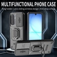 thumbnail image 2 of Tekcoo Compatible with Samsung Galaxy A17 5G Case Built in Slide Camera Lens Cover+Finger Ring Holder Kickstand,Heavy Duty Shockproof Full Body Phone Cover, Purple, 2 of 9