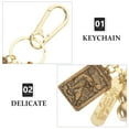 thumbnail image 3 of SHISUYAN Car Key Chain Metal Key Ring Backpack Keychain Vintage Keychain Bag Ornament(Tiger Style), 3 of 9