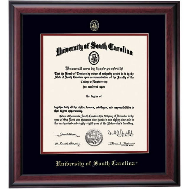OCM Diploma Frame for University of South Carolina USC, 19" x 21