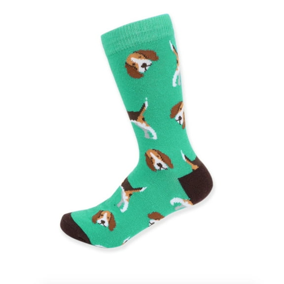 Urban-Peacock Women's Novelty Fun Crew Socks for Dress or Casual - Beagles, 1 Pair