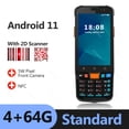 thumbnail image 3 of Terminal de mano PDA Android 11, recopilador de datos con escáner de código de barras 1D, QR 2D, NFC, 2/3/4G, WiFi, Bluetooth, 3G+32G/4G+64G RAM+ROM, 3 of 5