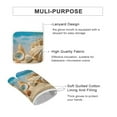 thumbnail image 3 of Seashell On The Beach Oven Mitt And Pot Holder Set Oven Glove for Kitchen Baking Cooking Grilling, 3 of 6
