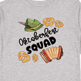 thumbnail image 4 of Inktastic Oktoberfest Squad Hat, Accordion, Pretzels Boys or Girls Long Sleeve Toddler T-Shirt, 4 of 5