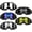 Yellow, variant on Adult Dirt Bike Goggles,5-Pack ATV Motorcycle Goggles for Men & Women, Wide Vision Riding Off-Road Goggles