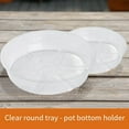 thumbnail image 3 of 10 Pack Plant Saucers Drip Tray 6 Inch Clear Plastic Flower Pot for Indoor Plants, Pots, 3 of 8