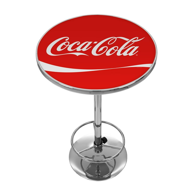 Coca-Cola Gameroom Combo - Table and 2 Bar Stool Set for