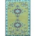 thumbnail image 1 of Ahgly Company Indoor Rectangle Persian Light Blue Traditional Area Rugs, 7' x 10', 1 of 4