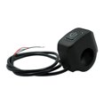 thumbnail image 1 of Riwesomey Interruptor de manillar de motocicleta, botón de Control, accesorios de luz, resistente, fácil de operar, montaje eléctrico modificado, Accesorios para motos Blanco Riwesomey VI018897-03B, 1 of 6