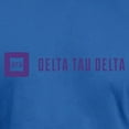 thumbnail image 3 of CafePress - Delta Tau Delta Purple Signature T Shirt - Men's Fitted T-Shirt, 3 of 4