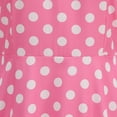 thumbnail image 6 of Noric Women's Vintage Polka Dot Midi Dresses Sleeveless Swing Dress Peter Pan Collar Casual Summer Dresses, 6 of 9