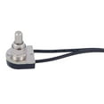 thumbnail image 3 of B&P Lamp® On-Off Push Canopy Switch with nickel plated knob, 3/8" shank, 3 of 4