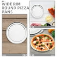 thumbnail image 2 of unbranded 2Ud Para Pizza Redonda De Aluminio Antiadherente Con Borde Amplio, 2 of 6