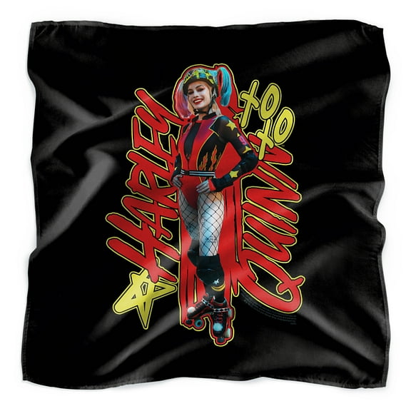 Birds of Prey Harley Quinn Harleymania Bandana (21 in x 21 in)