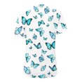 thumbnail image 4 of Mujeres Verano Cuello Redondo Manga Corta Estampado Sin Tirantes Camiseta Tops Blusas OAVQHLG3B Store  lin121212, 4 of 4
