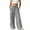 Grey, variant on Plus Size Pants with Pockets for Everyday Comfort and Ready Trousers Breathable Wide-Leg Casual Pants for Spring Summer Autumn