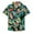 Dark Green, variant on Gibobby Boys Button Up Shirts 3D Graphic Hawaiian Aloha Short Sleeve Dress Shirt Tops(Green,11-12 Years)