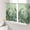 Green, variant on Sheer Curtains 54 Inch Length 2 Panels Set for Kitchen, Palm Leaves Tropical Semi Sheer Curtains for Windows, Green Botanical Summer Green Ombre Voile Window Treatments Rod Pocket Curtain