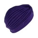 thumbnail image 1 of Prettyia Mujer Indio Elástico Chemo Plisado Turbante Sombrero Head Wrap Hijab Púrpura Hugo Sombrero de turbante para mujer, 1 of 9