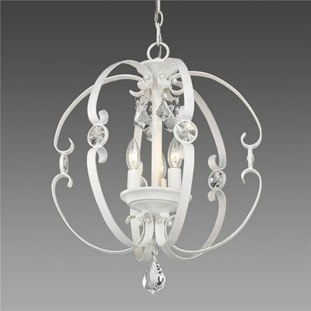 Golden Lighting 1323 3p Fw Ella 3 Light Pendant In French White 1323 3p Fw Ella 3 Light Pendant