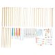 thumbnail image 2 of Knitting Kit Ergonomic Design Portable Bamboo Stick Needle with Storage Bag for DIY Enthusiast, 2 of 5
