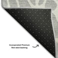 thumbnail image 5 of Addison Rugs Mayfield Premium Machine Washable Transitional Geometric Silver Rectangle Rug, 8' x 10', 5 of 6