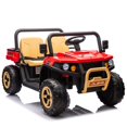 thumbnail image 3 of iRerts 24V 2 Seater Ride on Toy UTV, Powered Ride on Car with Remote Control, Automatic Tipping Bucket, Bluetooth, LED Light, USB/MP3 Port, Electric Cars for Kids Boys Girls Ages 3-8 Gifts, Red, 3 of 8