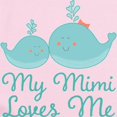 thumbnail image 2 of CafePress - My Mimi Loves Me Infant Bodysuit - Baby Light Bodysuit, Size Newborn - 24 Months, 2 of 4