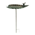 thumbnail image 1 of Baño para pájaros con comedero para pájaros, estaca desmontable de hierro, ideal para exteriores, patio y jardín., 1 of 8
