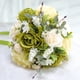 thumbnail image 3 of Inteprter Banquete de fiesta Ramo de flores artificiales portátil Oficina en casa Novia Simulación Flores falsas Sala de estar Dormitorio Kits de decoración para fiestas Verde, 3 of 6