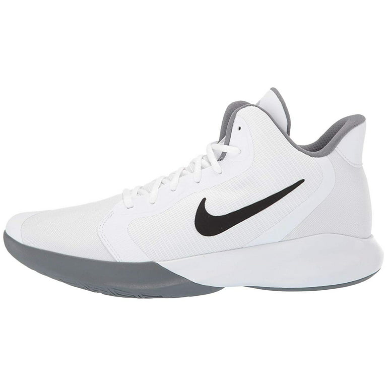 al límite garrapata Realista Nike Precision III Basketball Shoe White/Black 11 Regular US - Walmart.com