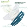 thumbnail image 3 of Wegreeco Washable Reusable Baby Cloth Pocket Diapers 6 Pack + 6 Bamboo Inserts (with 1 Wet Bag, Boy Prints 02), 3 of 6