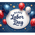 thumbnail image 4 of Patriotic Theme Labor Day Celebration Banner Decorative Design Balloons Stars Backdrop for Holiday Party Indoor Decoration Outdoor Celebration, 4 of 7