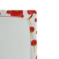 thumbnail image 2 of Ambesonne East Fitted Sheet, Chinese Asian Artwork in Sky, Twin Size, Vermilion and Mustard, 2 of 2
