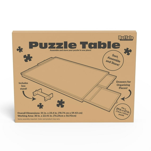 Buffalo Games - Table de puzzle pour puzzle de 1000 pièces