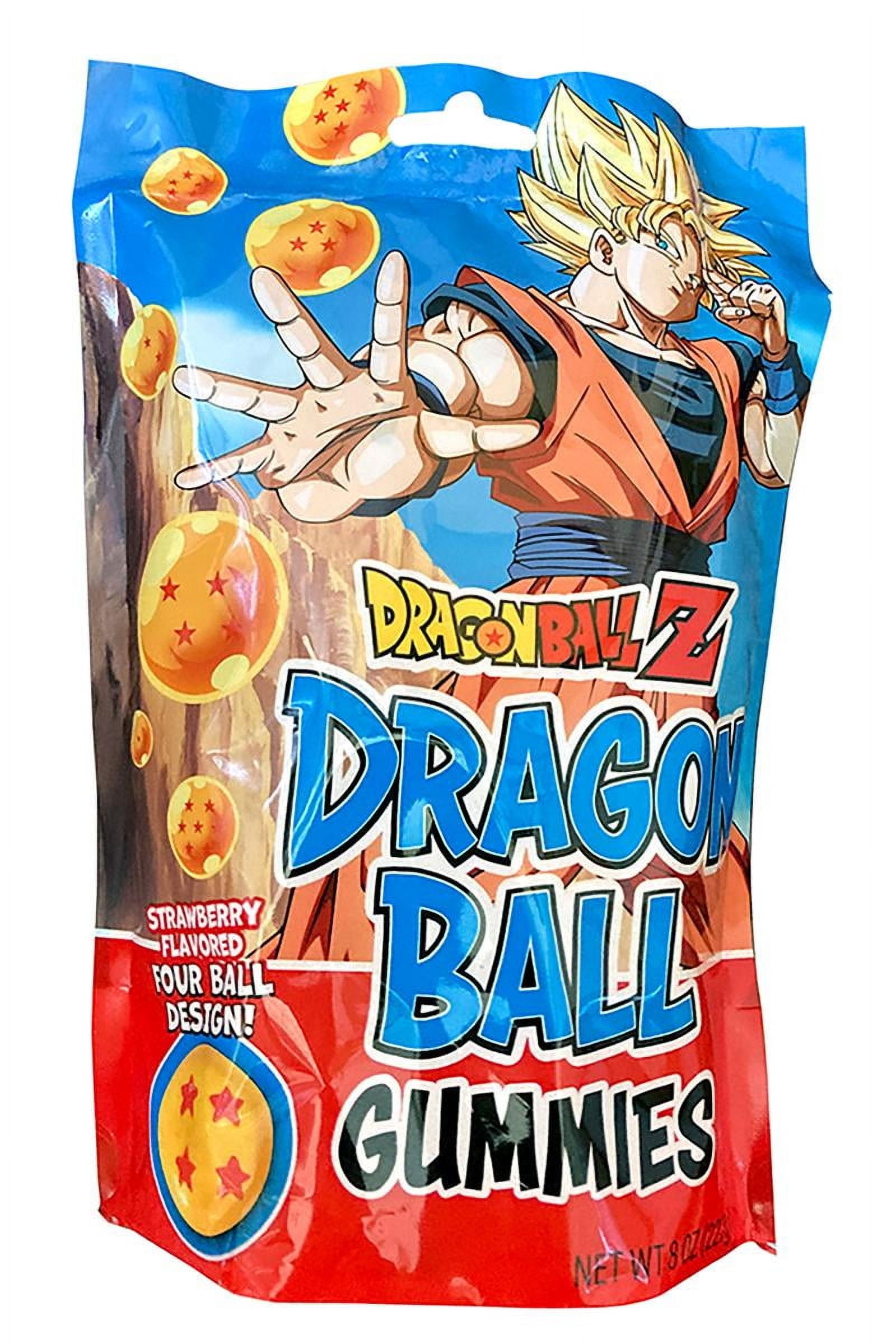 Dragon Ball Z Strawberry Gummy Candy 8 oz. Pack of 2 - Walmart.com
