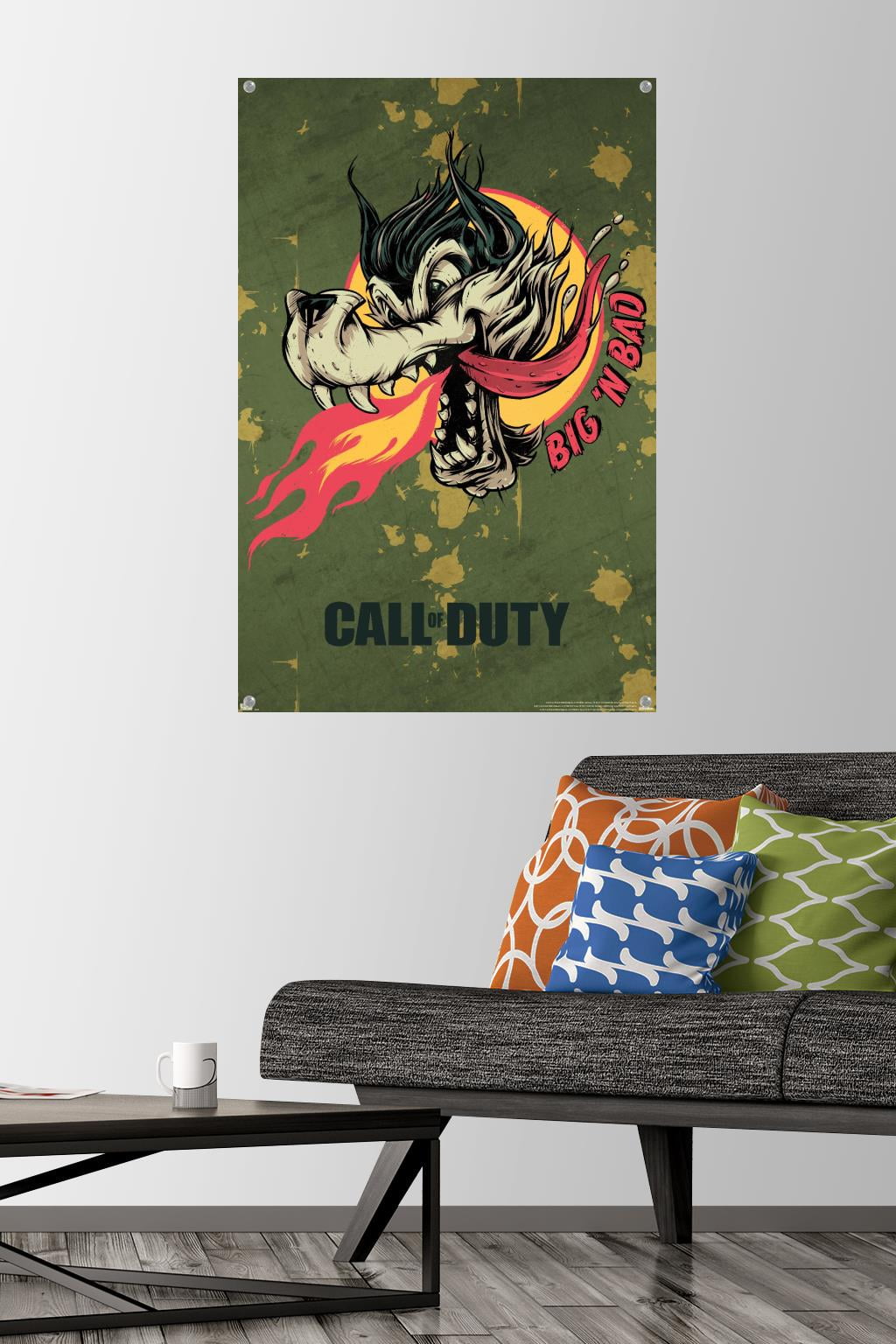 Call of Duty: Vanguard - Big 'N Bad Wall Poster with Pushpins, 22.375" x 34"