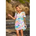 thumbnail image 3 of EKOUAER Swimsuit Cover Ups for Women Lace Crochet V-Neck Bikini Beach Coverups Dress for Swimwear Bathing Suit, 3 of 5